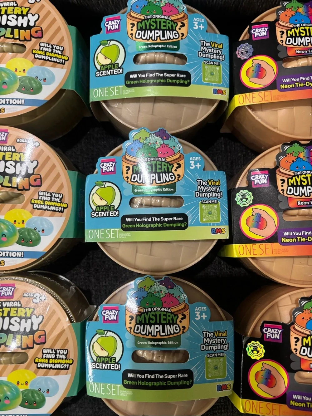 The Viral Mystery Squishy Dumpling “crazy fun” Blind Box Lot -